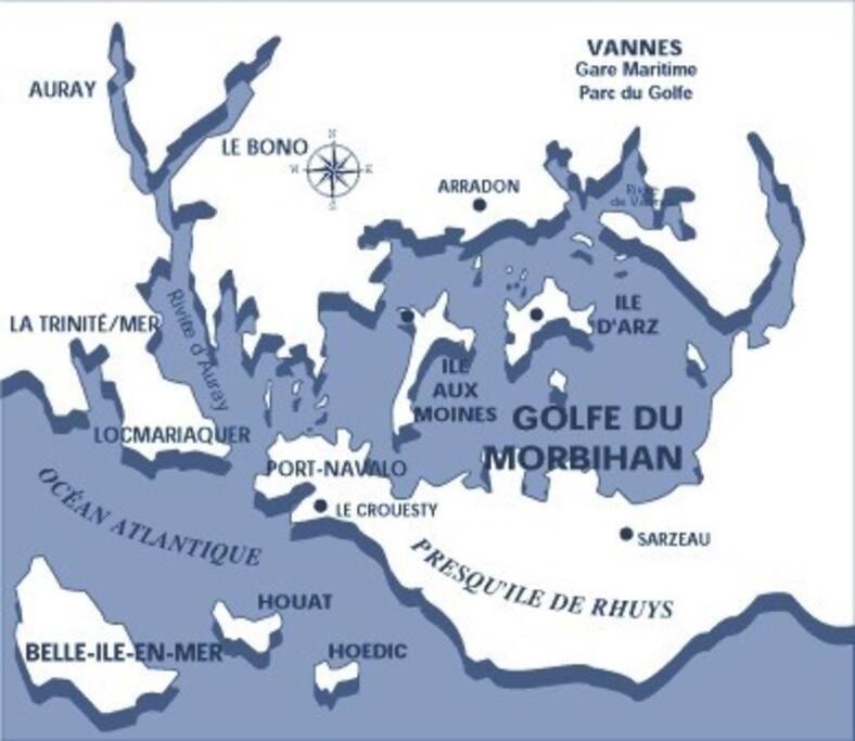 Entre Golfe Et Ocean Villa La Trinité-Surzur Buitenkant foto
